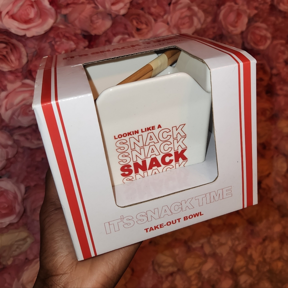 "It's Snack Time" Take-Out Bowl